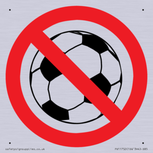 P909 Prohibition: No ball games